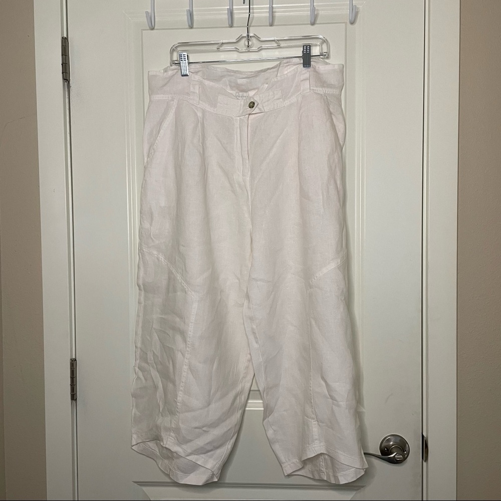 White baggy poetry pants